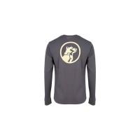 Mack Logo Gray Tumble Long Sleeve Shirt
