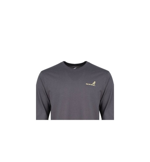 Mack Logo Gray Tumble Long Sleeve Shirt