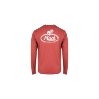 Mack Retro Red Tumble Long Sleeve Shirt