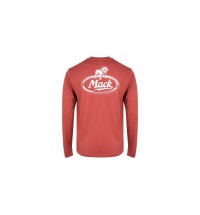 Mack Retro Red Tumble Long Sleeve Shirt