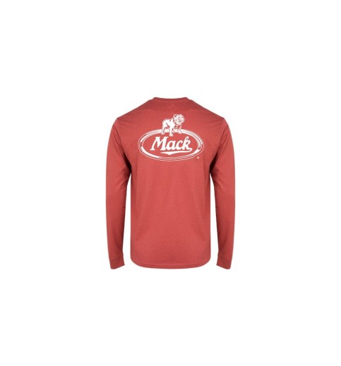 Mack Retro Red Tumble Long Sleeve Shirt