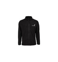 Mack Black Textured Fleece Jacket