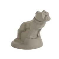 GREY BULLDOG FOAM STRESS TOY