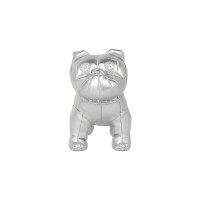 Silver Bulldog Plush