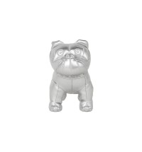 Silver Bulldog Plush