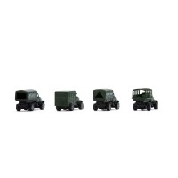 Mack Military Toy Truck 4 Pack