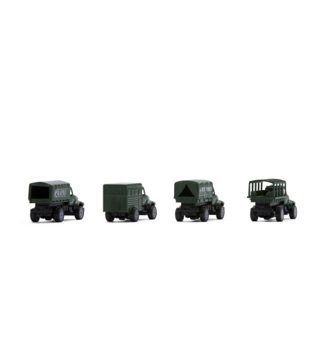 Mack Military Toy Truck 4 Pack