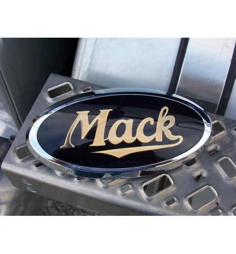 Oval Mack Script Emblem
