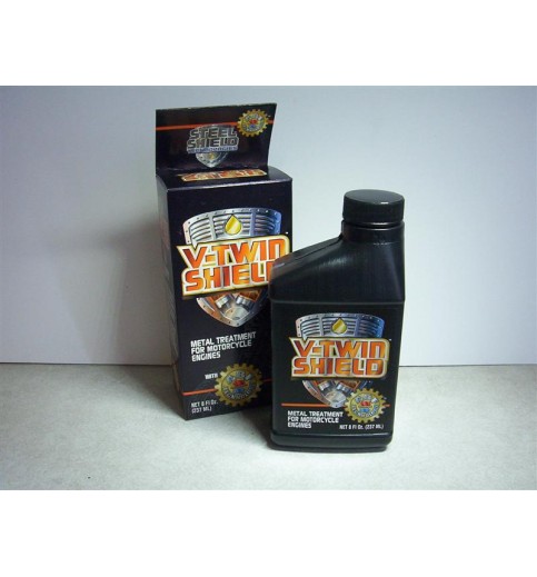 V-Twin Shield 8oz Motorcycle Engine Oil Treatment