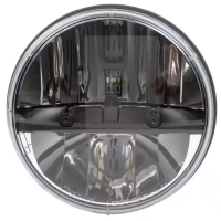 LED Headlight 7 Inch Round Bulb with Complex Reflector