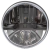 LED Headlight 7 Inch Round Bulb with Complex Reflector