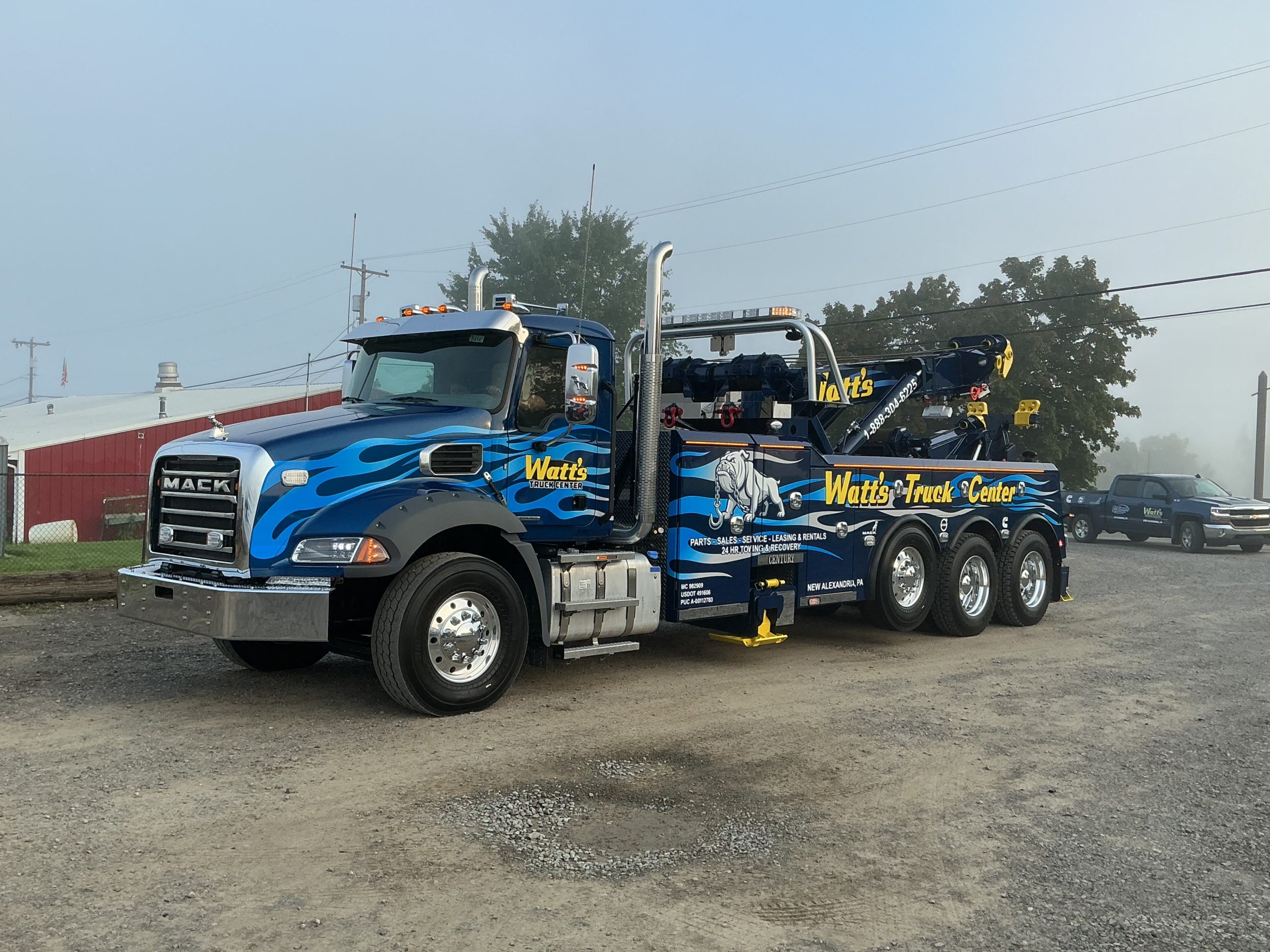 Watt's Truck Center towing and recovery fleet